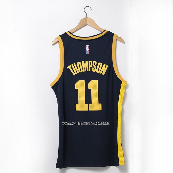 Klay Thompson NO 11 Camiseta Golden State Warriors Statement 2022-23 Negro